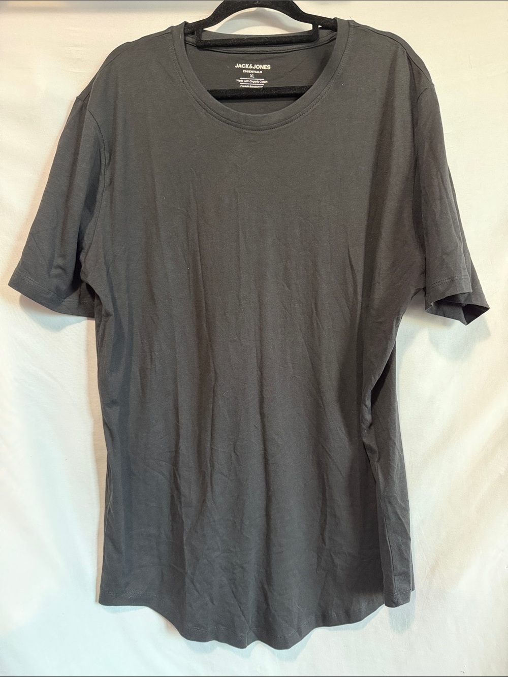 Jack & Jones Dark Charcoal Crew Neck Tee
